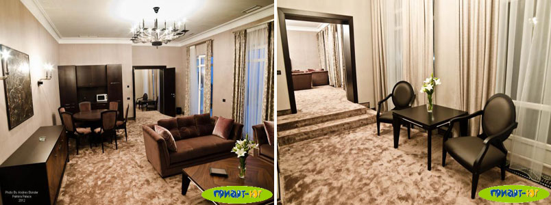 VIP отдых в Крыму - Фотография отля Пальмира-Палас, пгт Курпаты, Большая Ялта, Крым VIP отдых в Крыму - Фотография отля Пальмира-Палас, пгт Курпаты, Большая Ялта, Крым